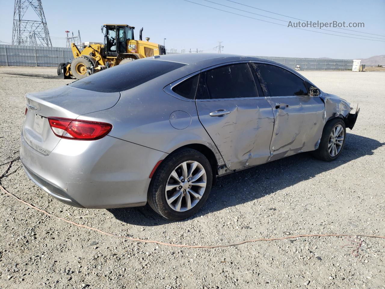 2015 Chrysler 200 C Silver vin: 1C3CCCCB5FN643480