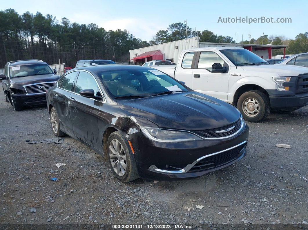 2015 Chrysler 200 C Black vin: 1C3CCCCB5FN662613