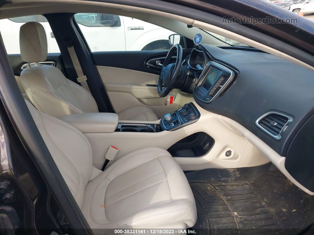 2015 Chrysler 200 C Черный vin: 1C3CCCCB5FN662613