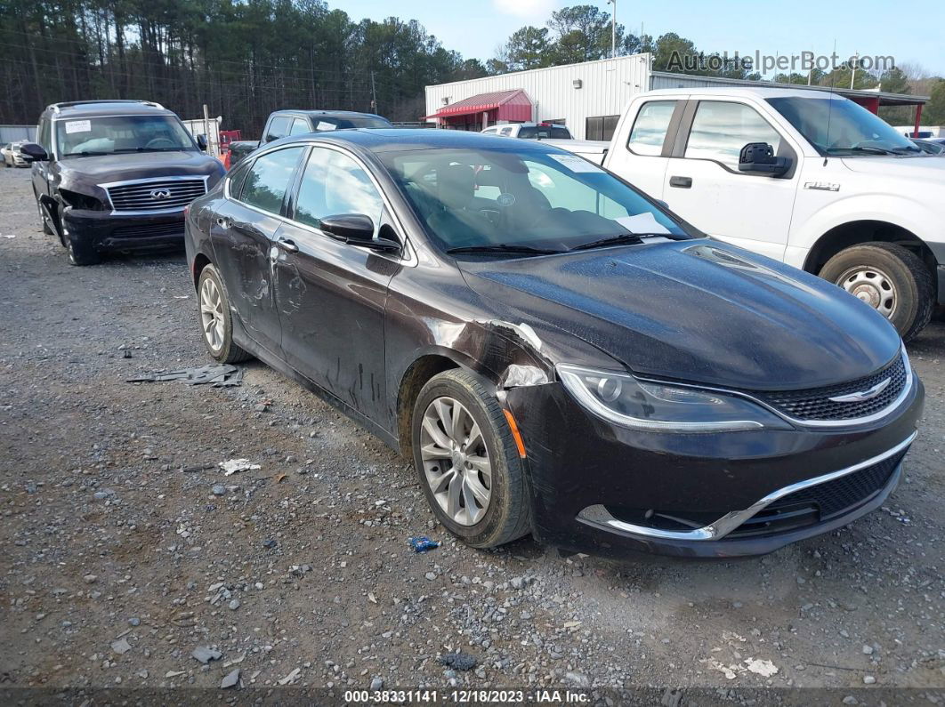 2015 Chrysler 200 C Black vin: 1C3CCCCB5FN662613