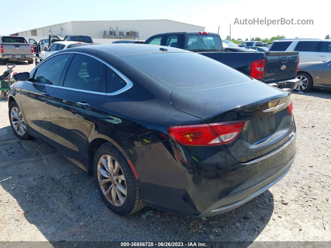 2015 Chrysler 200 C Black vin: 1C3CCCCB5FN710708