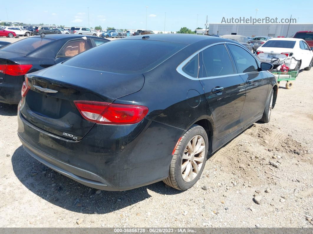 2015 Chrysler 200 C Black vin: 1C3CCCCB5FN710708