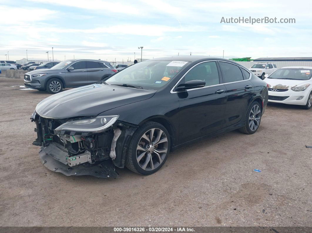 2016 Chrysler 200 C Black vin: 1C3CCCCB5GN102513