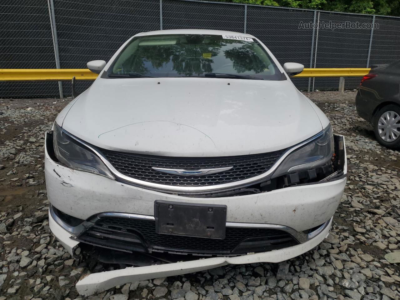 2016 Chrysler 200 C White vin: 1C3CCCCB5GN110093