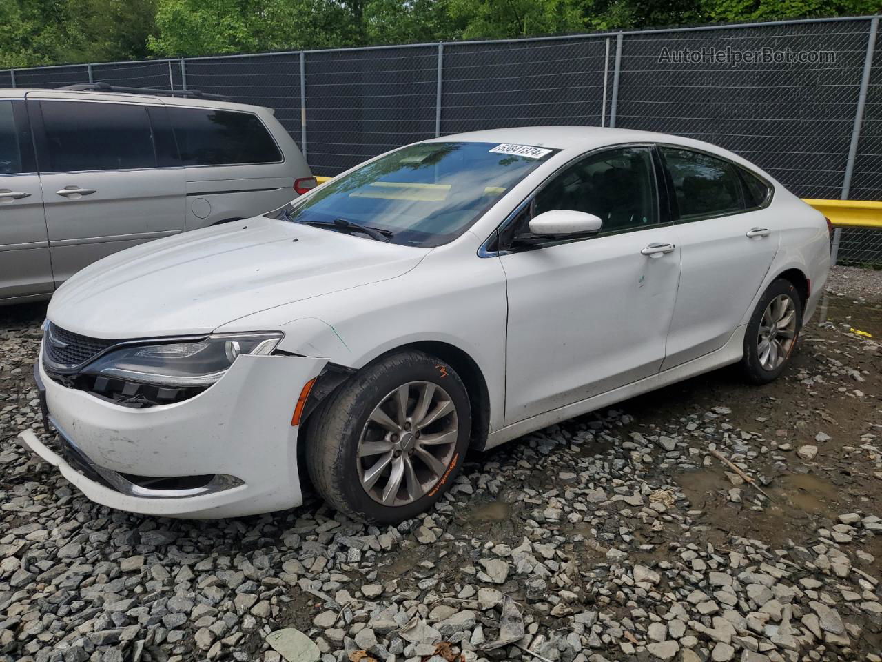 2016 Chrysler 200 C White vin: 1C3CCCCB5GN110093