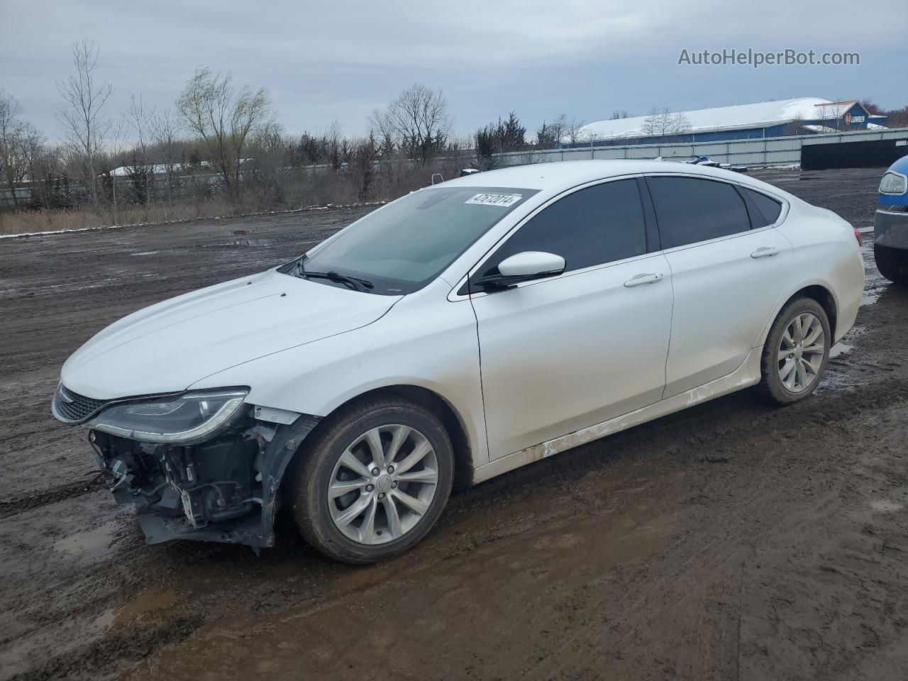 2015 Chrysler 200 C Белый vin: 1C3CCCCB6FN723189