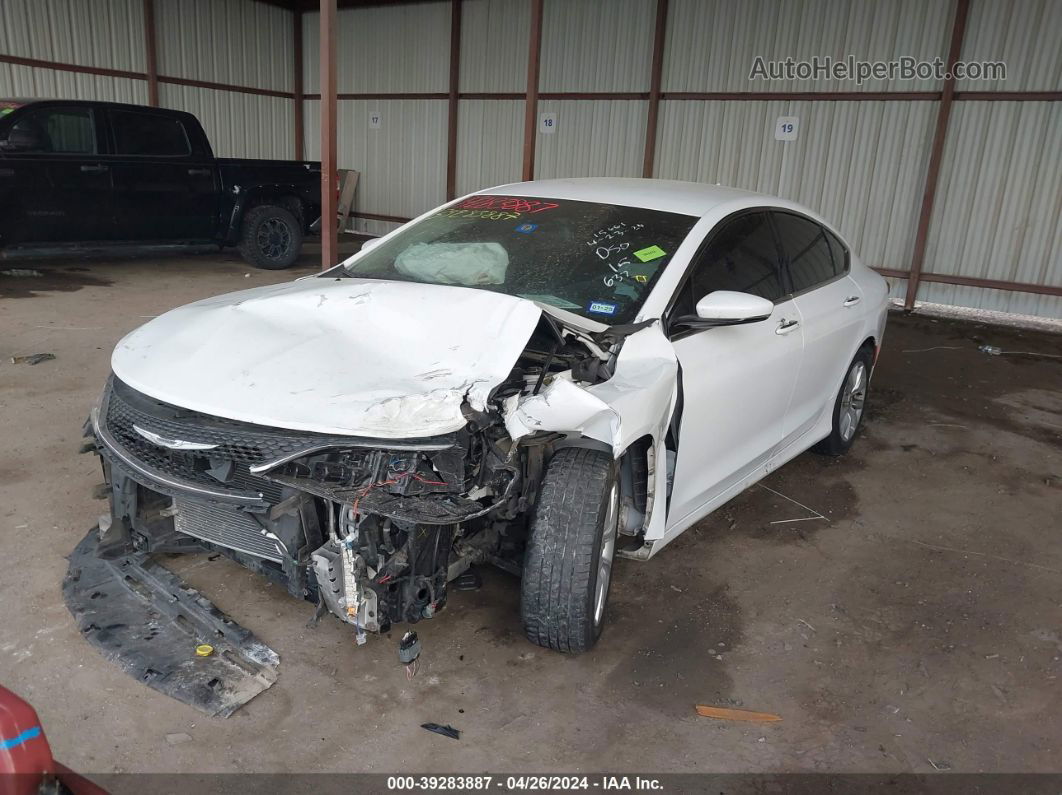 2015 Chrysler 200 C White vin: 1C3CCCCB7FN535412