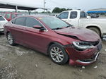 2015 Chrysler 200 C Maroon vin: 1C3CCCCB7FN544742