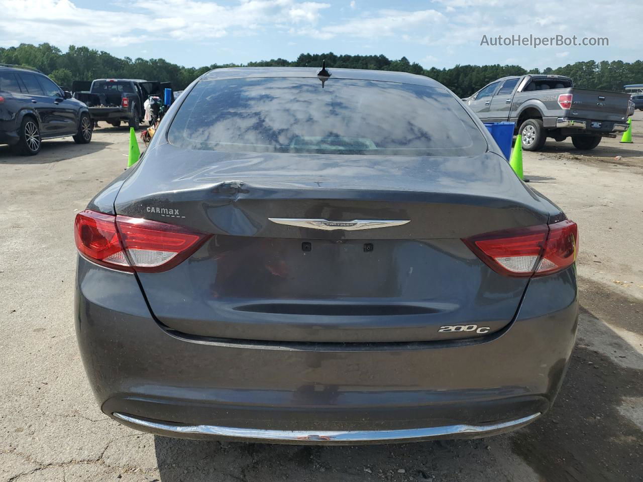 2015 Chrysler 200 C Серый vin: 1C3CCCCB8FN555927