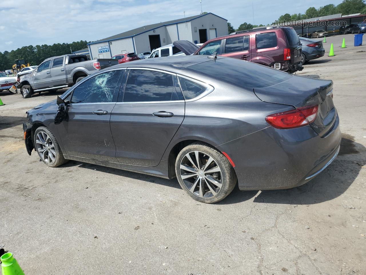 2015 Chrysler 200 C Серый vin: 1C3CCCCB8FN555927