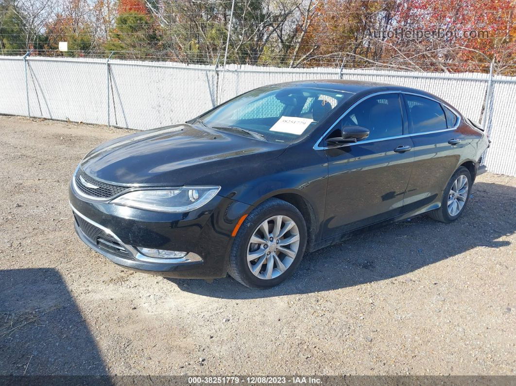 2015 Chrysler 200 C Black vin: 1C3CCCCB8FN559718