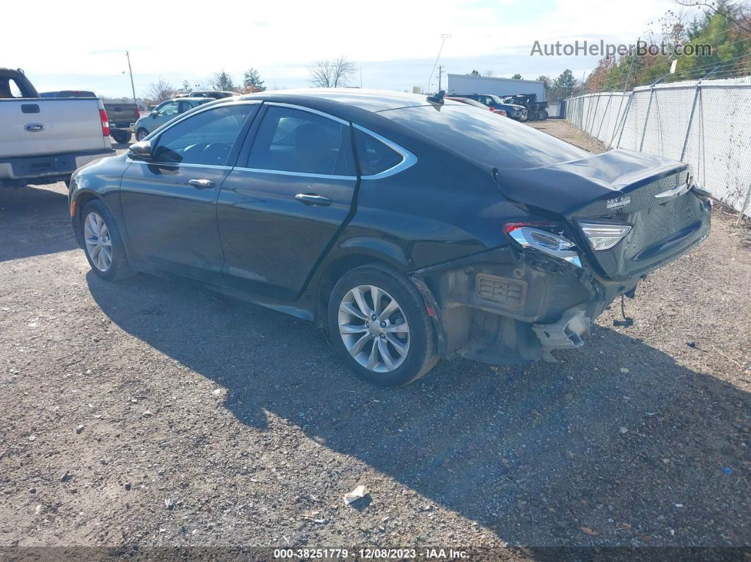 2015 Chrysler 200 C Black vin: 1C3CCCCB8FN559718