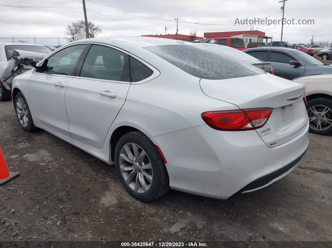 2015 Chrysler 200 C Белый vin: 1C3CCCCB8FN603510