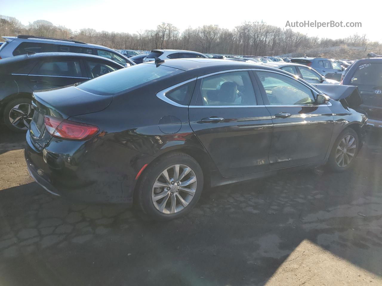 2015 Chrysler 200 C Черный vin: 1C3CCCCB8FN623367