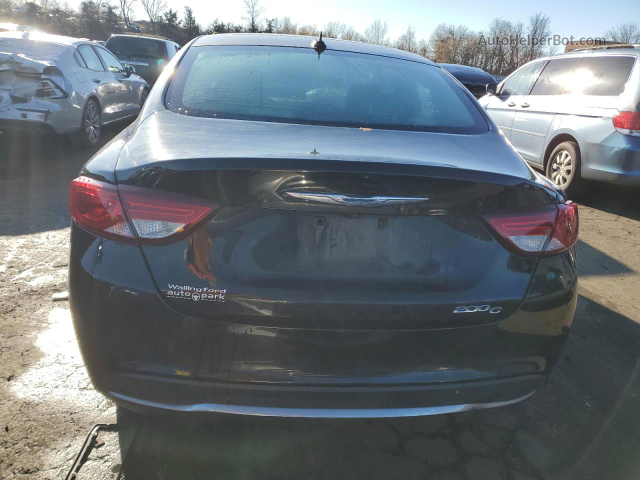 2015 Chrysler 200 C Черный vin: 1C3CCCCB8FN623367