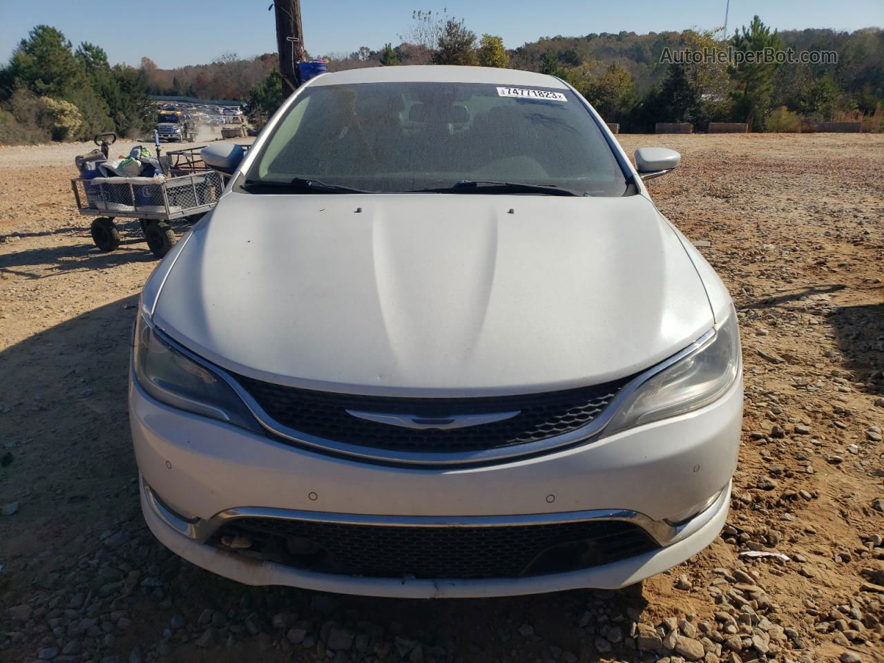 2015 Chrysler 200 C White vin: 1C3CCCCB8FN700495