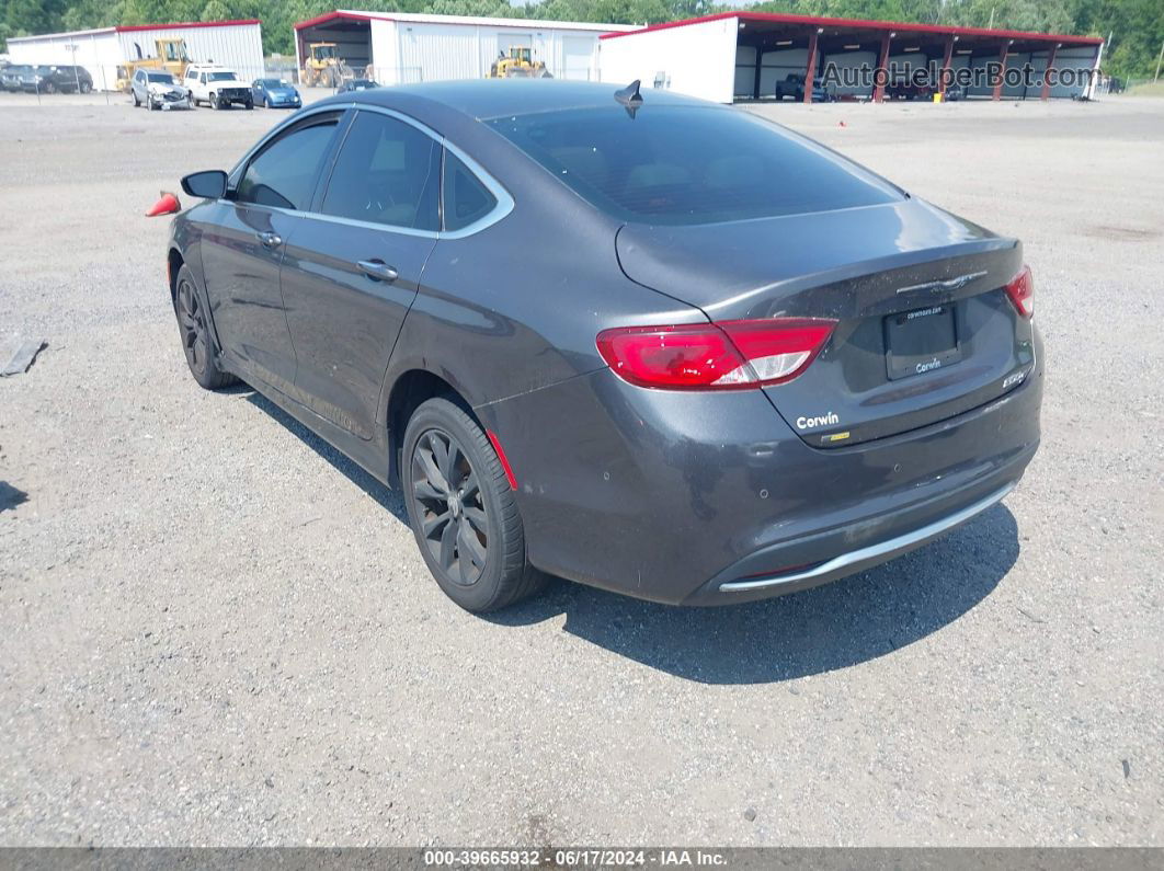 2015 Chrysler 200 C Gray vin: 1C3CCCCB8FN718981