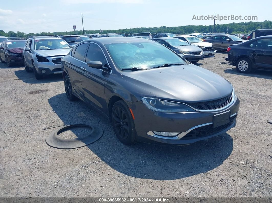 2015 Chrysler 200 C Gray vin: 1C3CCCCB8FN718981