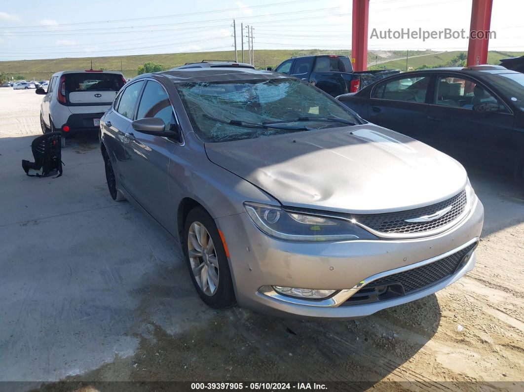 2015 Chrysler 200 C Silver vin: 1C3CCCCB8FN732458