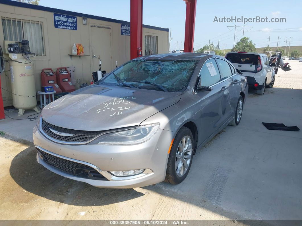 2015 Chrysler 200 C Silver vin: 1C3CCCCB8FN732458