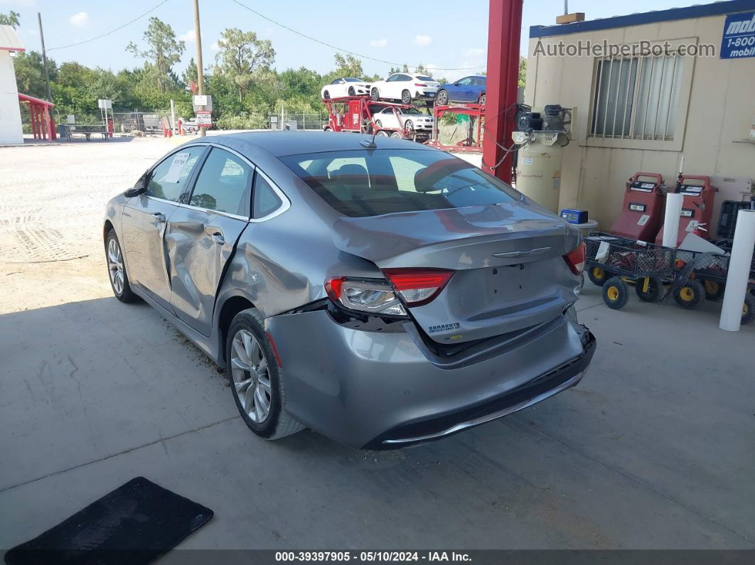 2015 Chrysler 200 C Silver vin: 1C3CCCCB8FN732458