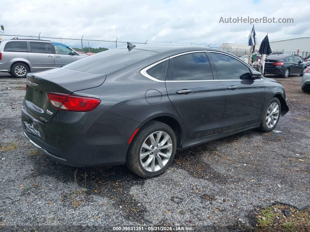 2016 Chrysler 200 C Черный vin: 1C3CCCCB8GN100738