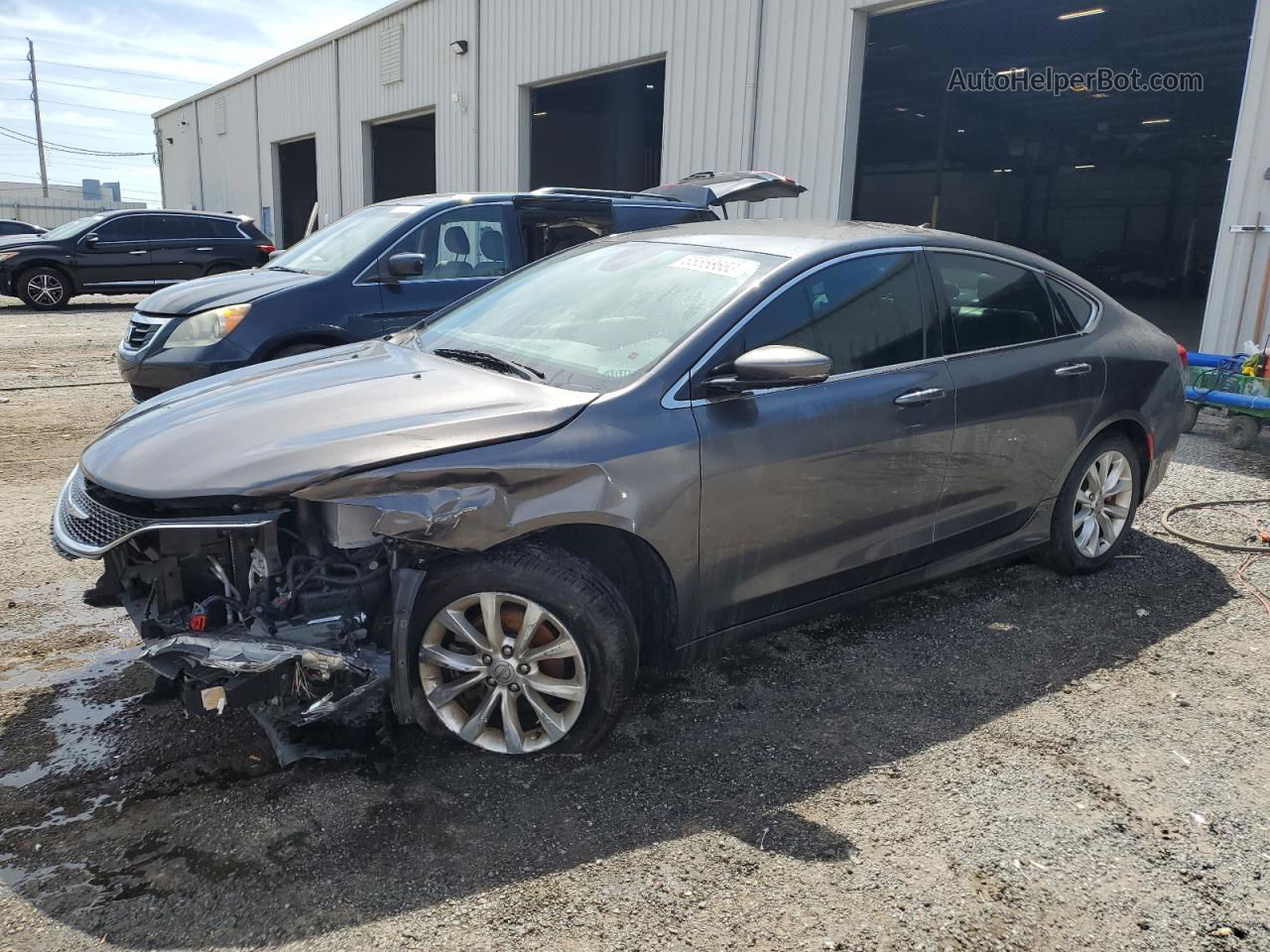 2016 Chrysler 200 C Gray vin: 1C3CCCCB8GN146179