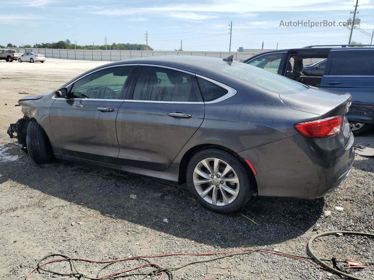 2016 Chrysler 200 C Серый vin: 1C3CCCCB8GN146179