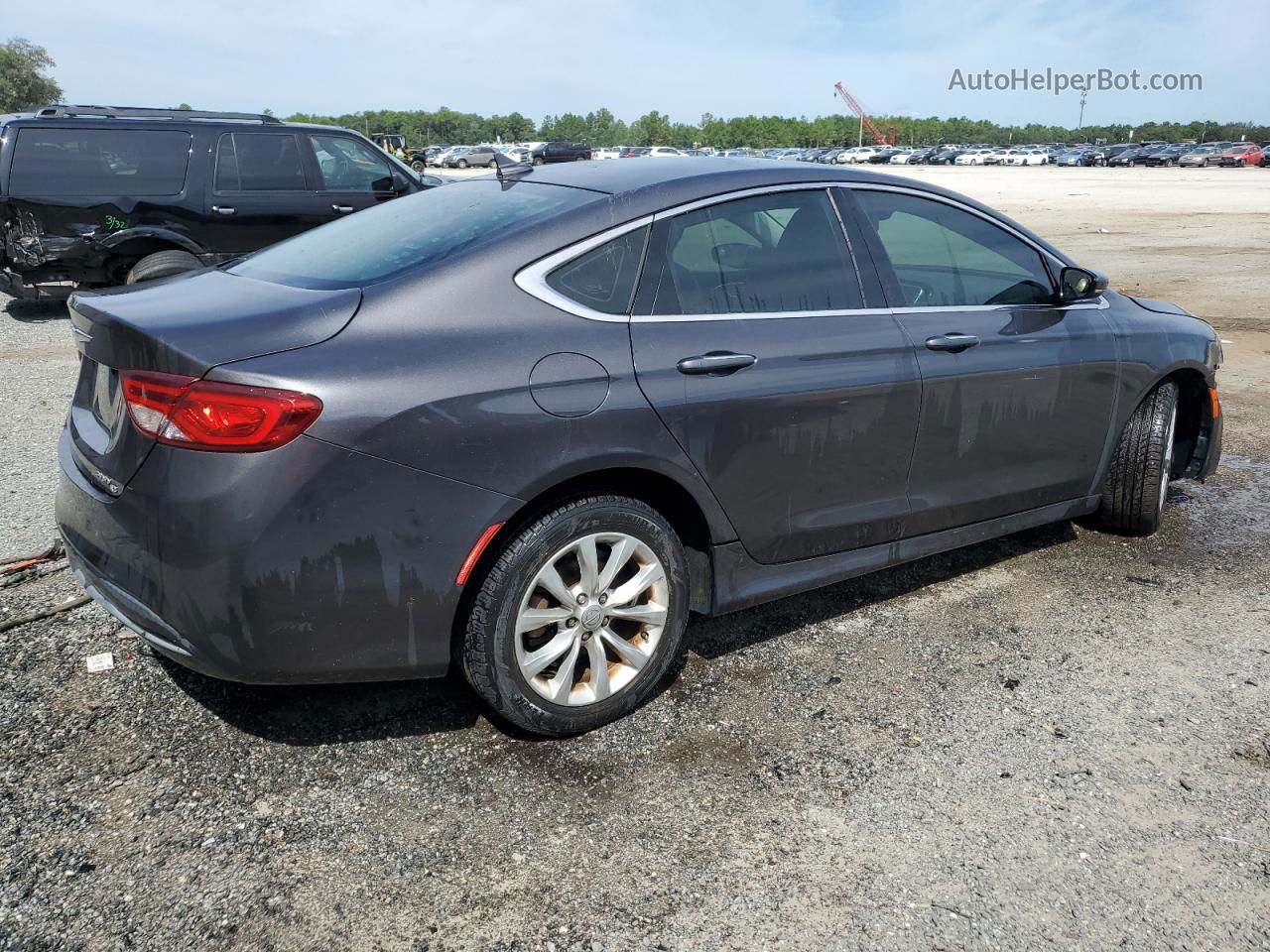 2016 Chrysler 200 C Серый vin: 1C3CCCCB8GN146179