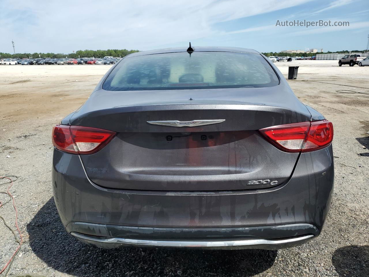 2016 Chrysler 200 C Gray vin: 1C3CCCCB8GN146179