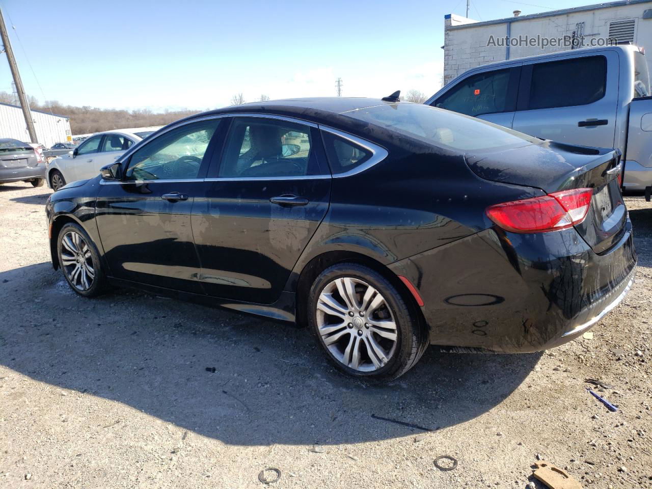 2016 Chrysler 200 C Black vin: 1C3CCCCB8GN183118