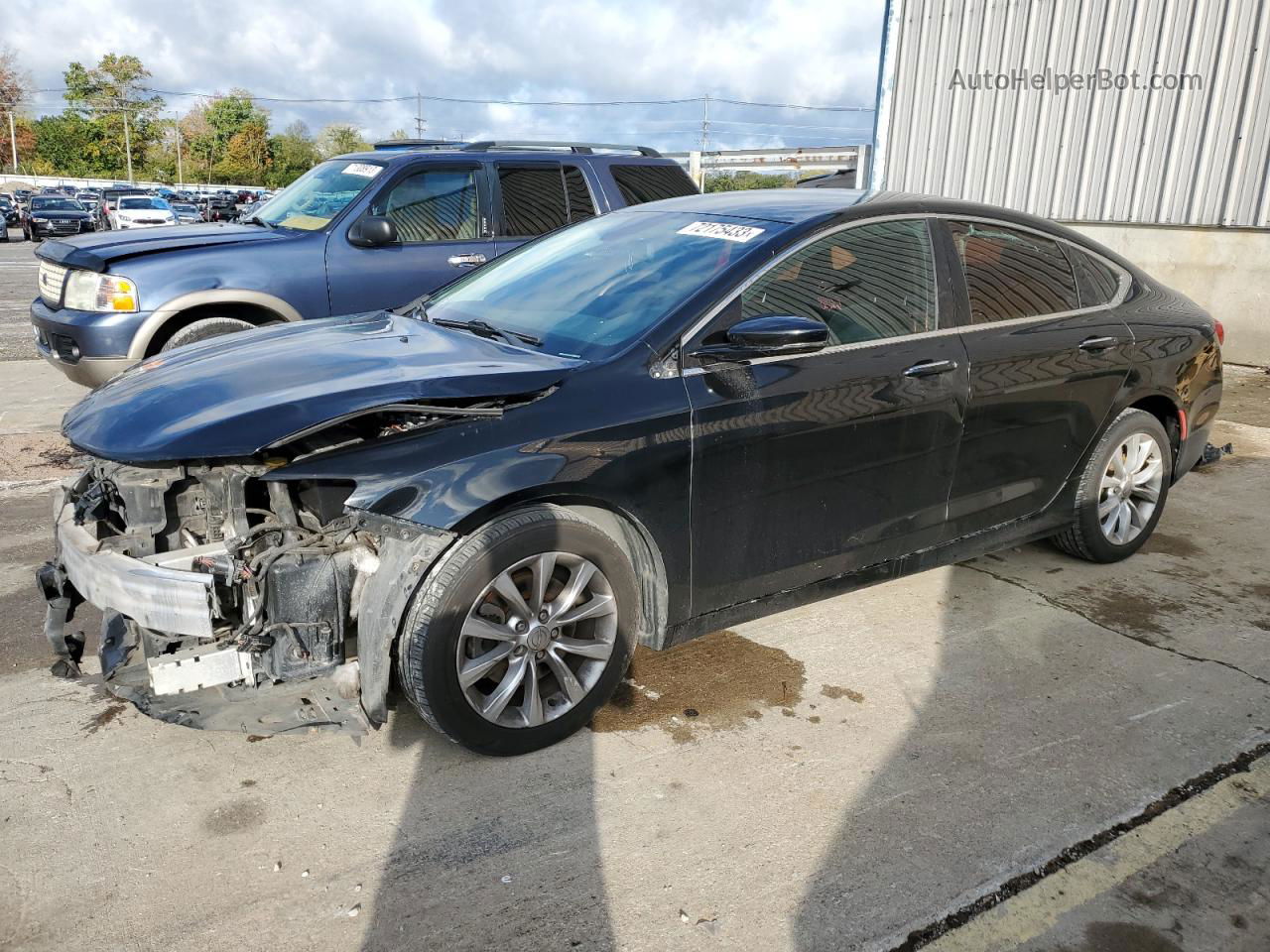 2015 Chrysler 200 C Black vin: 1C3CCCCB9FN525108