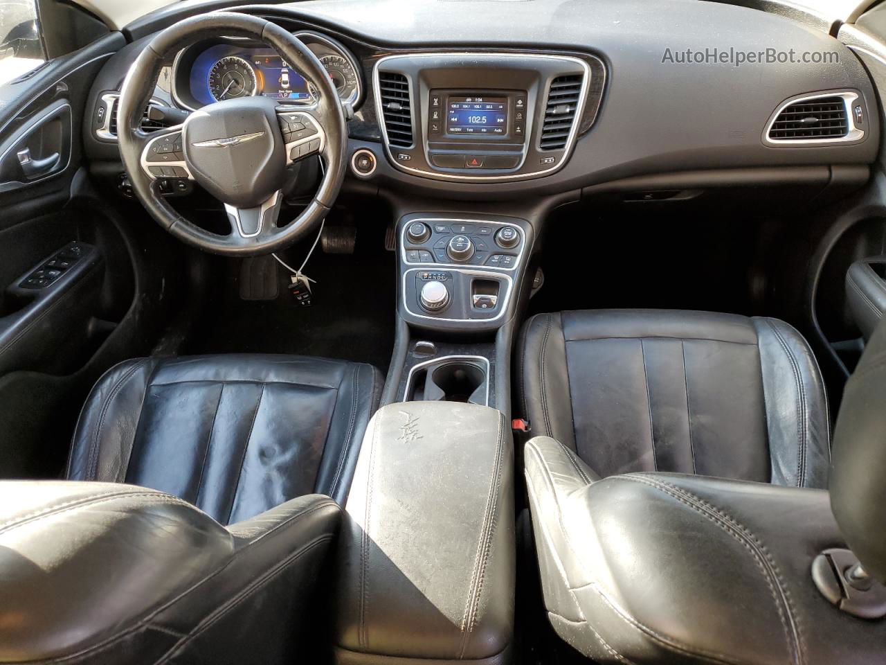 2015 Chrysler 200 C Черный vin: 1C3CCCCB9FN525108