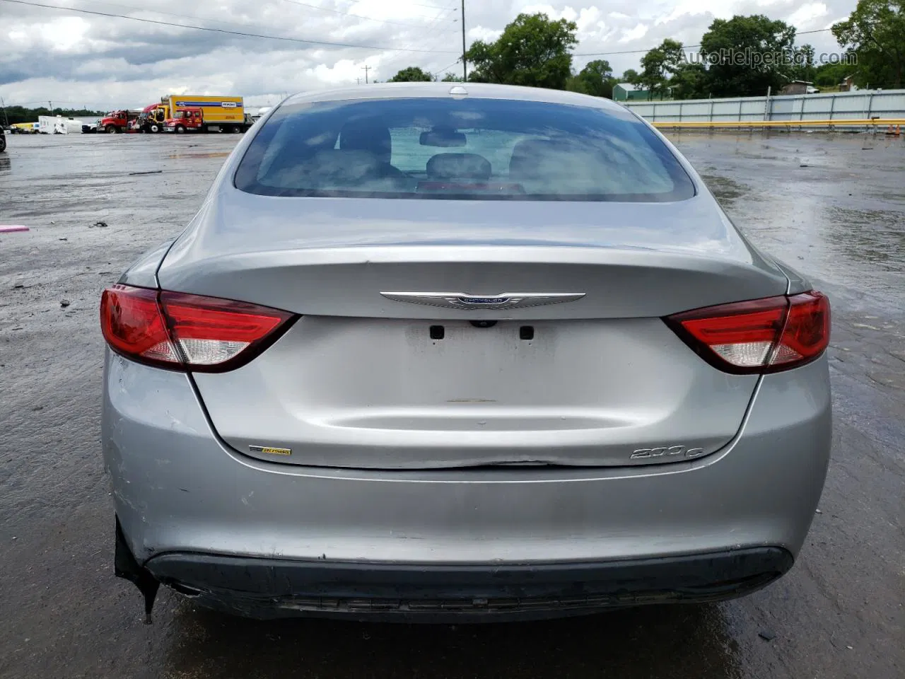 2015 Chrysler 200 C Silver vin: 1C3CCCCB9FN613043