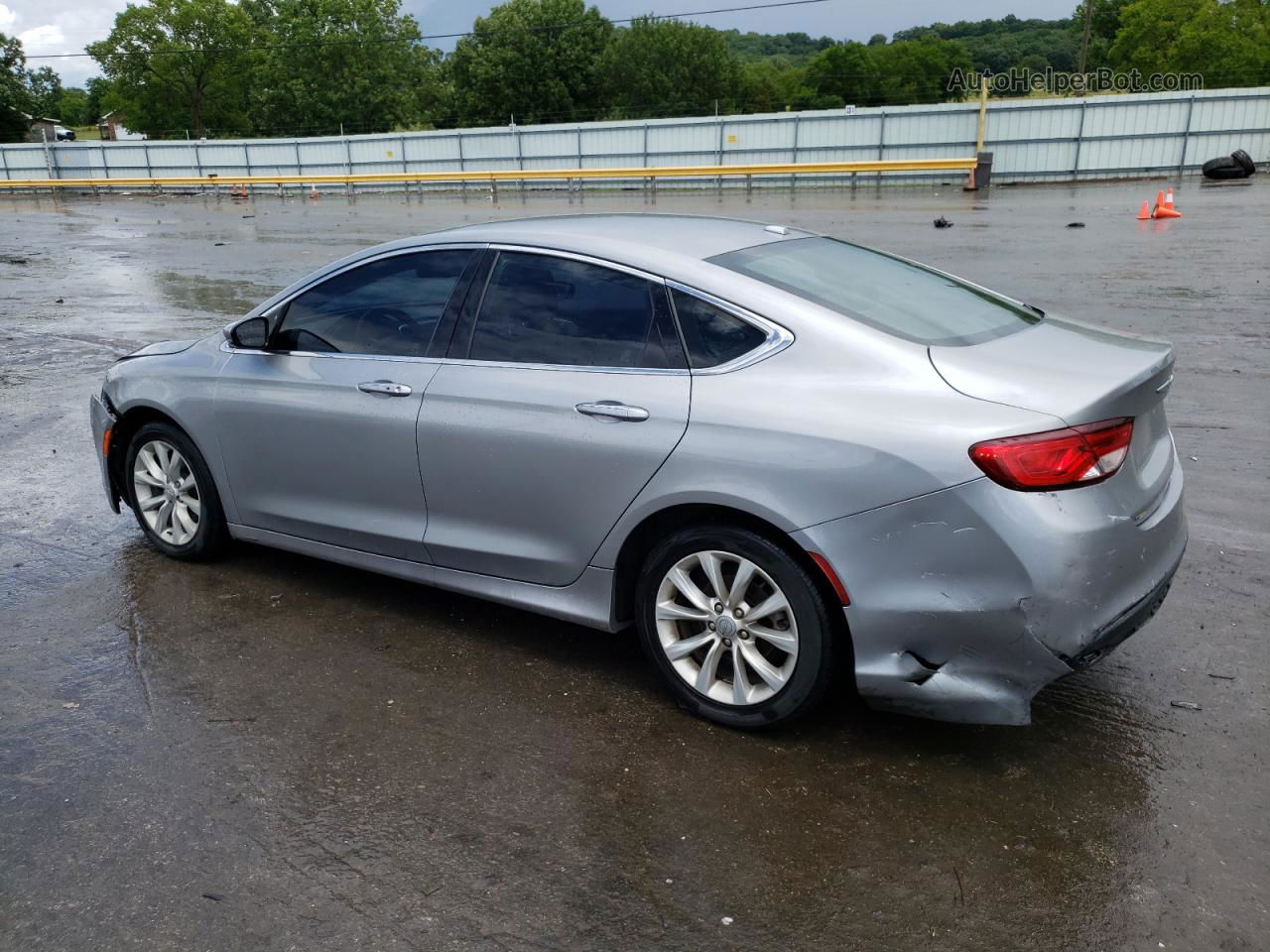 2015 Chrysler 200 C Silver vin: 1C3CCCCB9FN613043