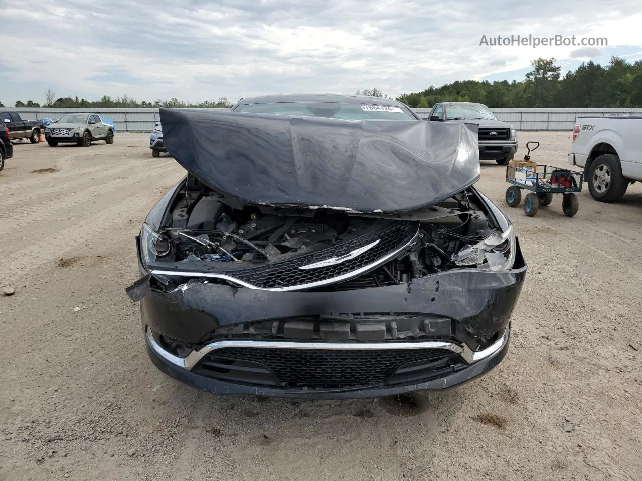 2015 Chrysler 200 C Black vin: 1C3CCCCB9FN673680