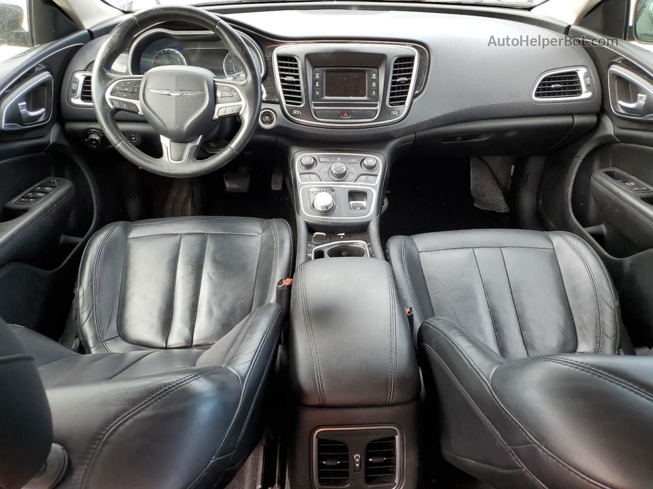 2015 Chrysler 200 C Черный vin: 1C3CCCCB9FN673680