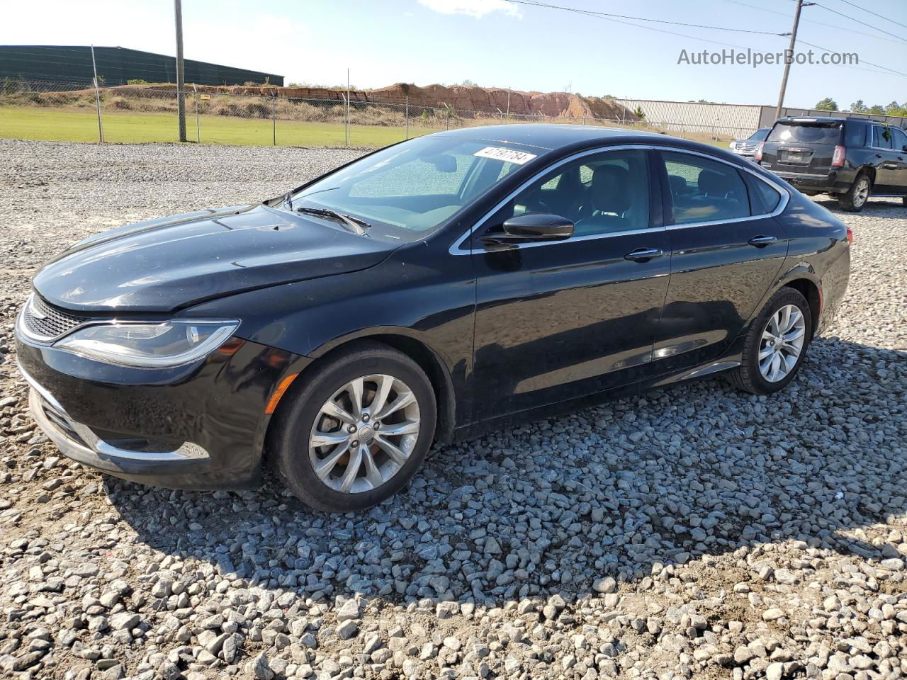 2015 Chrysler 200 C Black vin: 1C3CCCCB9FN710808