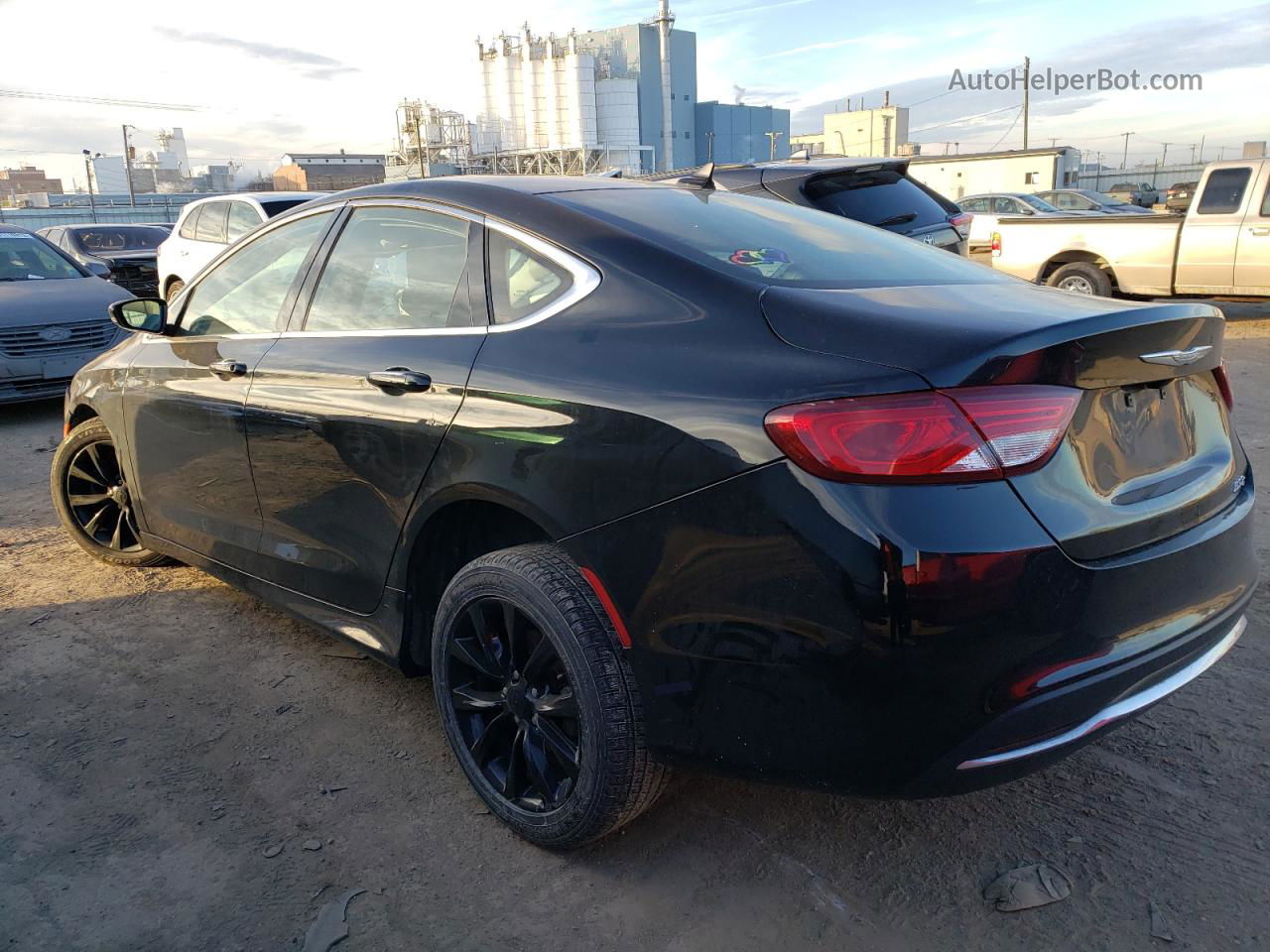 2015 Chrysler 200 C Black vin: 1C3CCCCBXFN672554