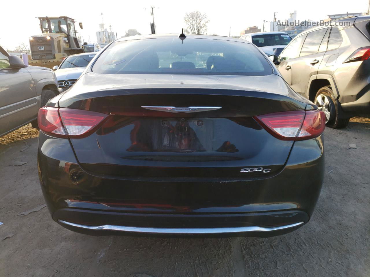 2015 Chrysler 200 C Черный vin: 1C3CCCCBXFN672554