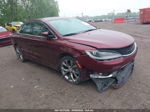 2015 Chrysler 200 C Maroon vin: 1C3CCCCG2FN514009