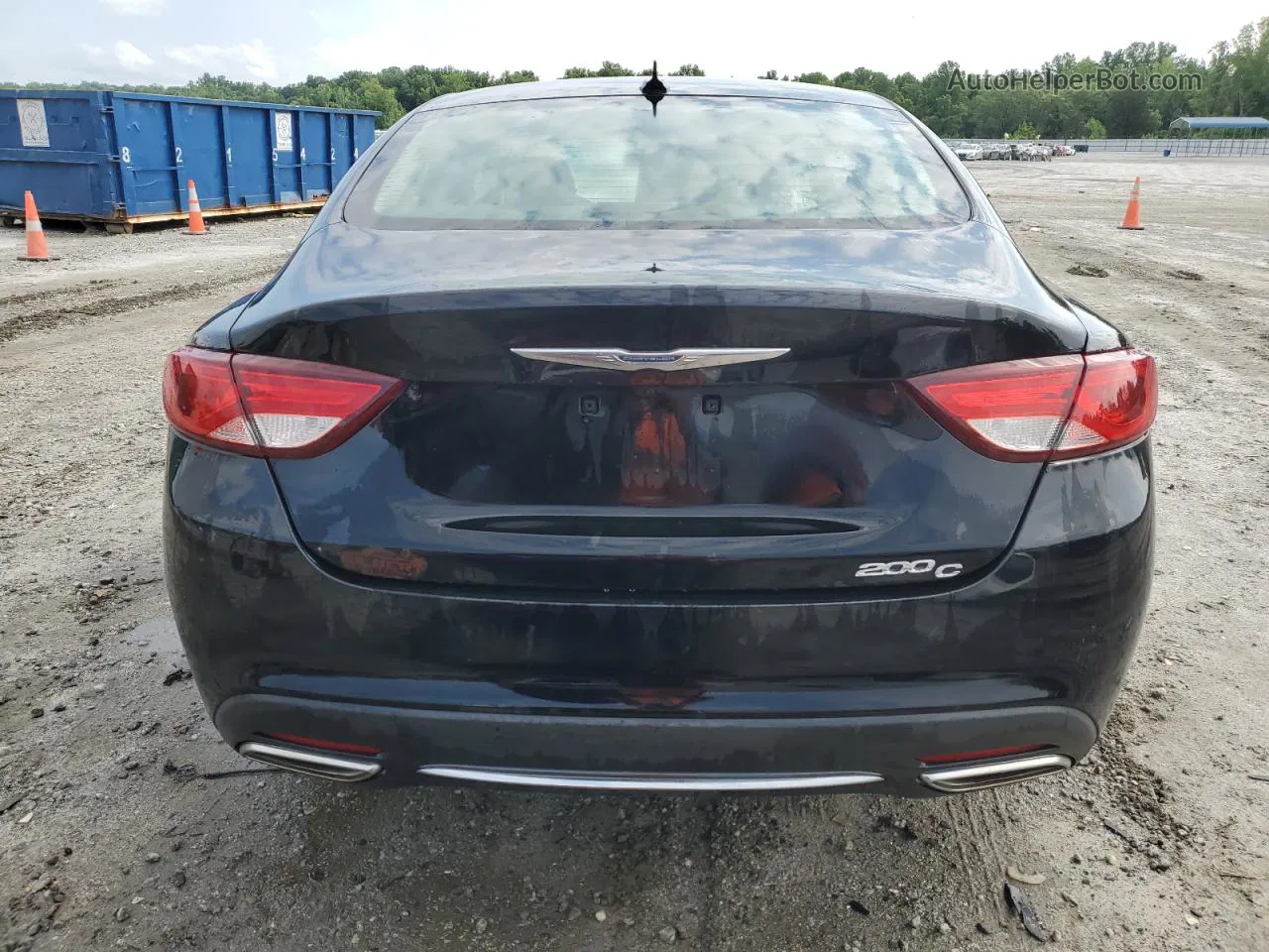 2015 Chrysler 200 C Черный vin: 1C3CCCCG2FN519789