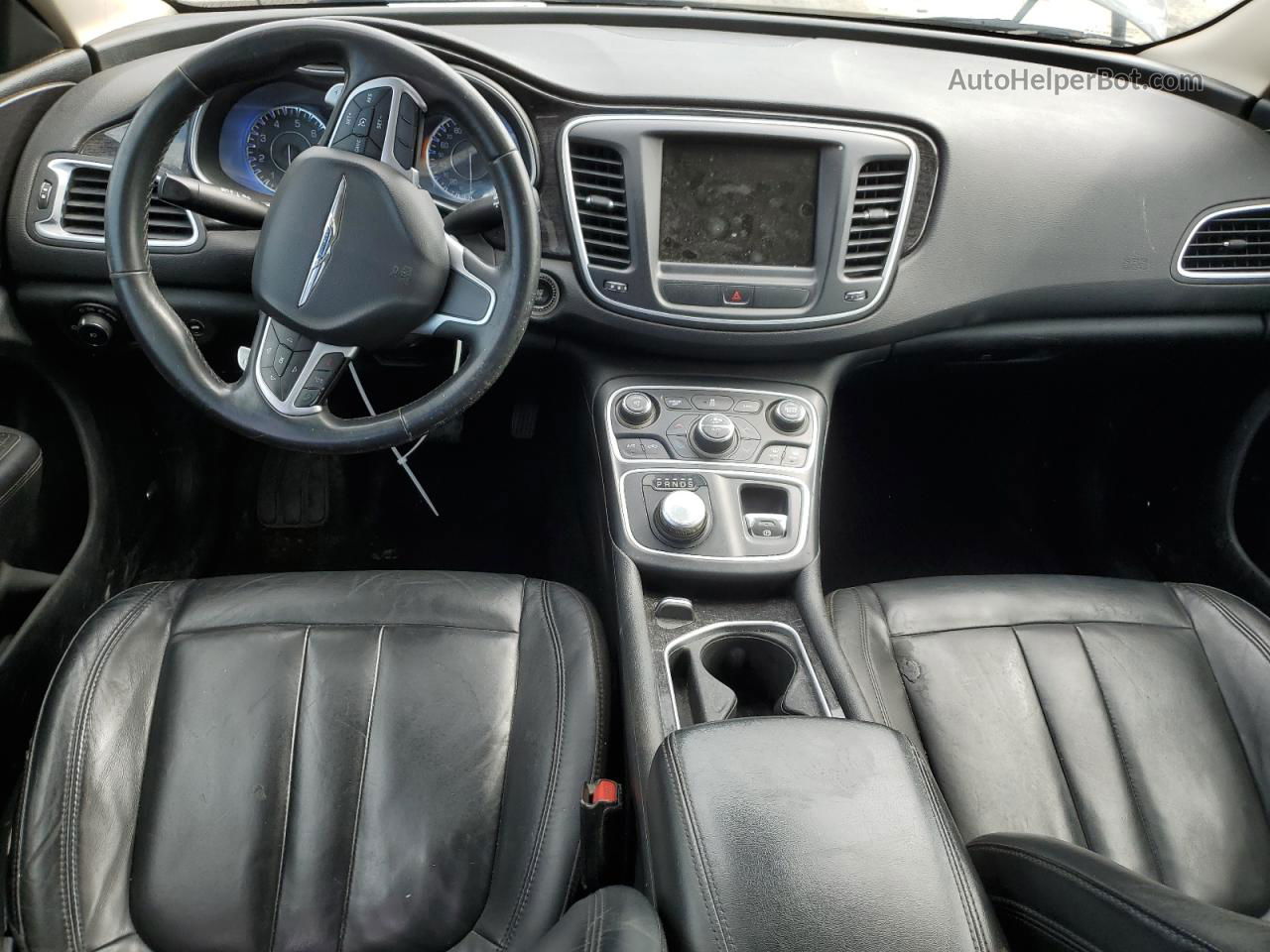 2015 Chrysler 200 C Черный vin: 1C3CCCCG2FN519789