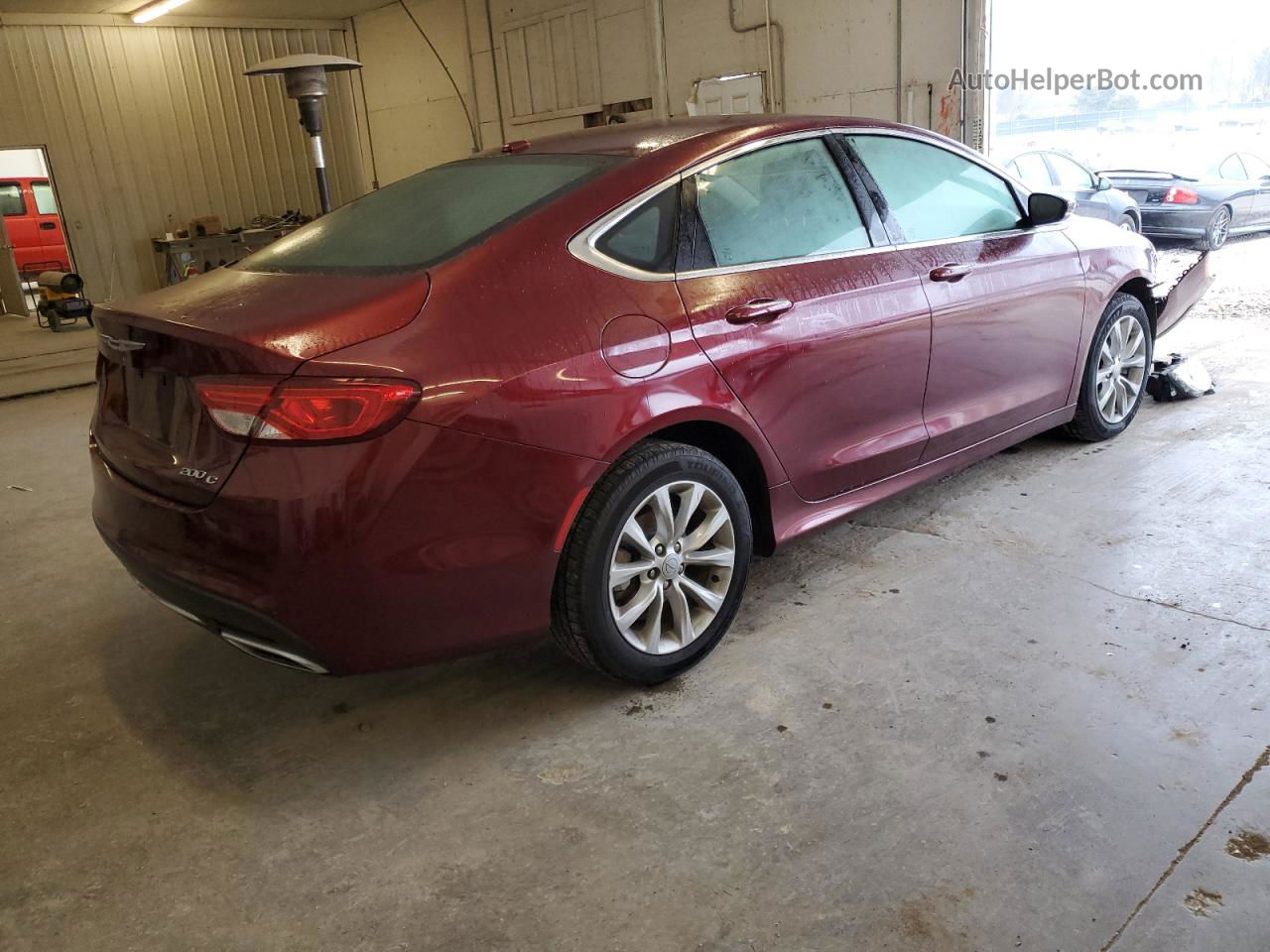 2015 Chrysler 200 C Maroon vin: 1C3CCCCG2FN565588