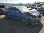 2016 Chrysler 200 C Синий vin: 1C3CCCCG2GN146951