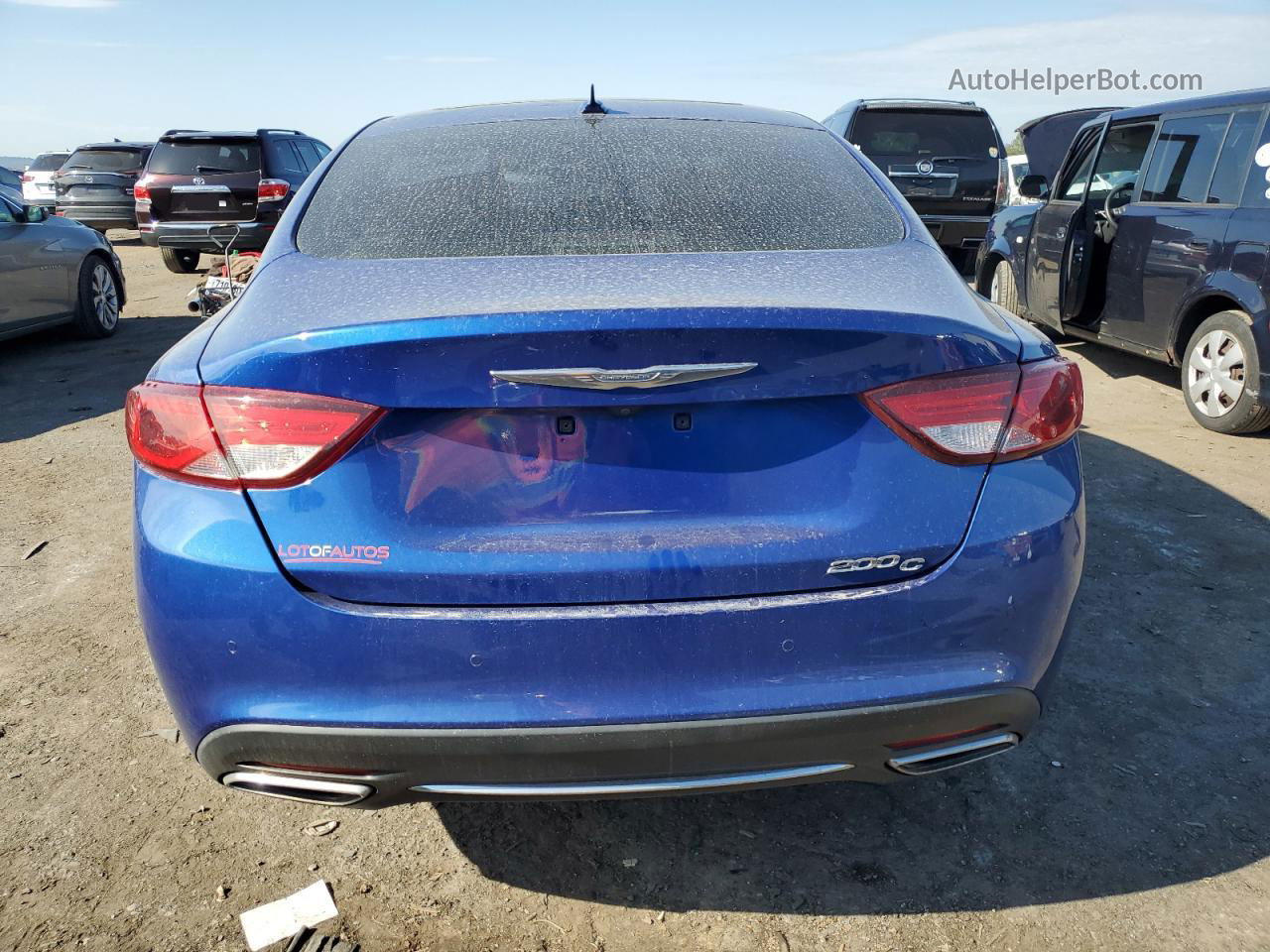 2016 Chrysler 200 C Blue vin: 1C3CCCCG2GN146951