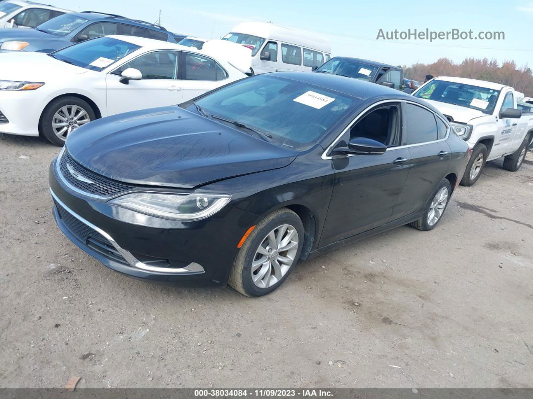 2015 Chrysler 200 C Black vin: 1C3CCCCG3FN517033