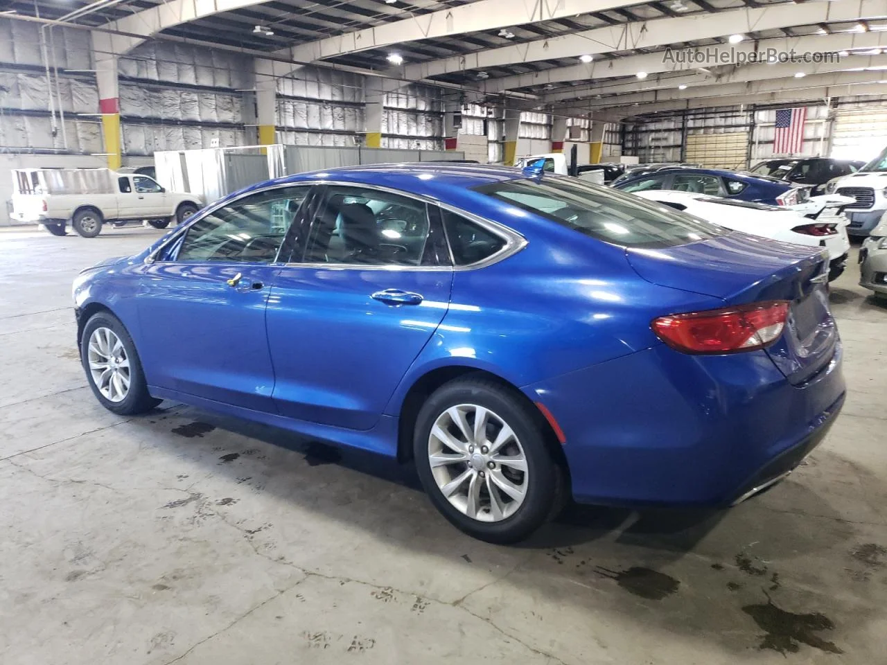 2015 Chrysler 200 C Blue vin: 1C3CCCCG4FN519518