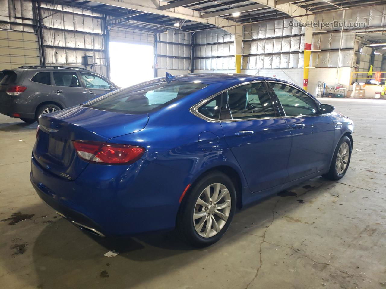 2015 Chrysler 200 C Blue vin: 1C3CCCCG4FN519518