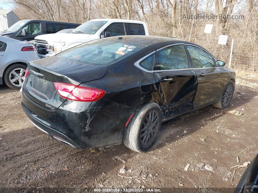 2015 Chrysler 200 C Черный vin: 1C3CCCCG4FN528042